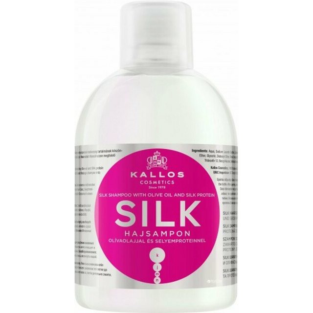 Bild von Kallos Cosmetics, Shampoo, Silk (1000 ml, Flüssiges Shampoo)