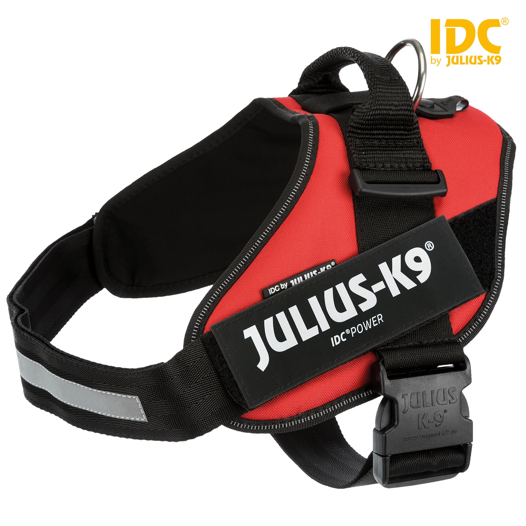 Bild von Julius-K9 Hunde-Geschirr Hundegeschirr - rot - Größe 2 - 71-96 cm