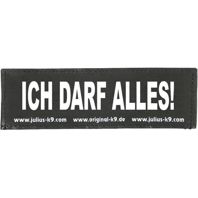Bild von Trixie - Klettsticker für Julius-K9® IDC® Powergeschirre® [Größe S, 11 x 3 cm - ICH DARF ALLES!]