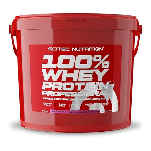 Bild von 100% Whey Protein Professional - 5000g - Erdbeer-weiße Schokolade