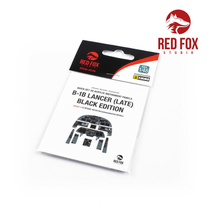 Bild von Red Fox 1/48 Rockwell B-1B Lancer (Late) BE (for Revell kit)