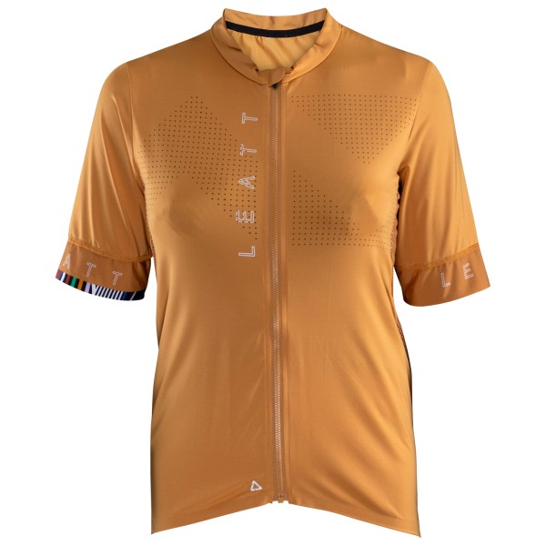 Bild von Leatt - Women's MTB Endurance 5.0 Short Sleeve Jersey - Radtrikot Gr L braun/orange