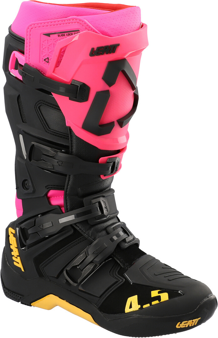 Bild von Leatt 4.5 Motocross Stiefel, schwarz-pink, Größe 43 für Männer