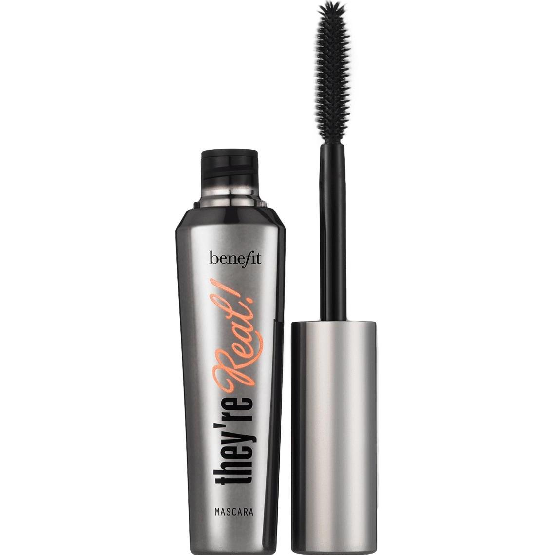 Bild von benefit They're Real! Mascara, Augen Make-up, mascara, schwarz (Jet black), verlängernd, Deckkraft: Hoch,