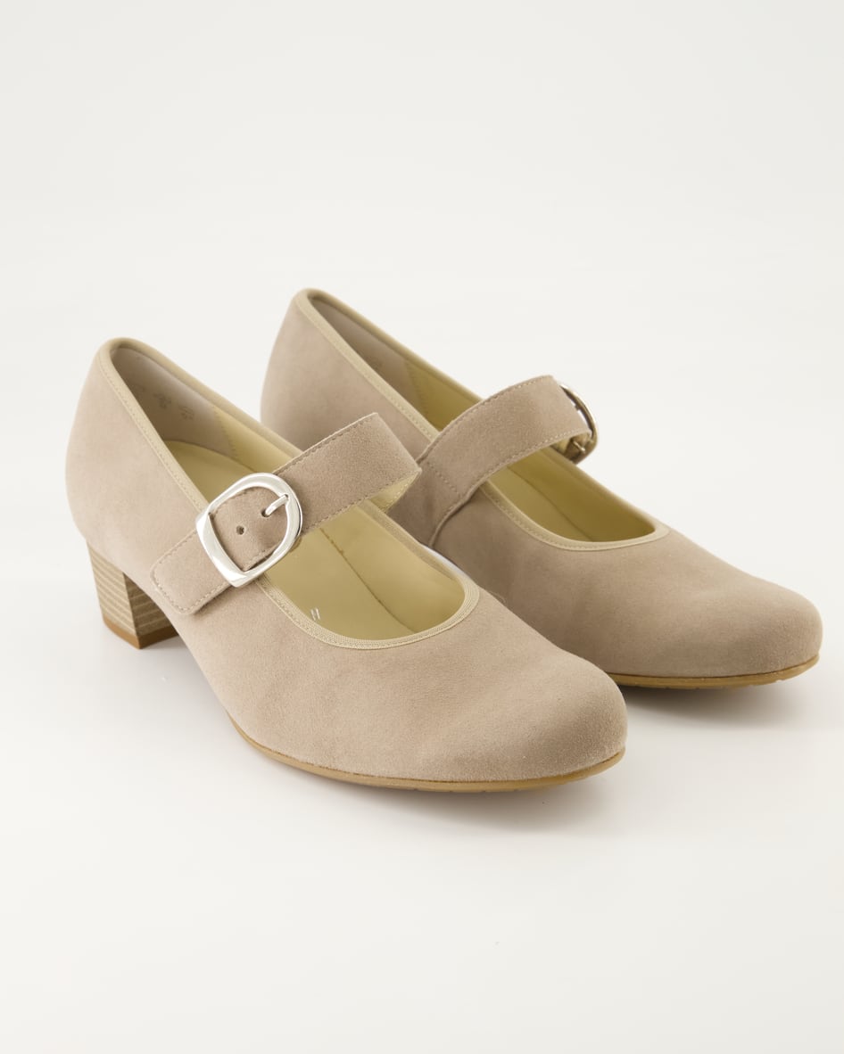 Bild von Semler Schuhe - Cleo Veloursleder (Beige, Gr. 39)