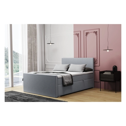 Bild von Boxspringbett Schlafzimmerbett MONTY 120x200cm - Eleganz trifft Komfort