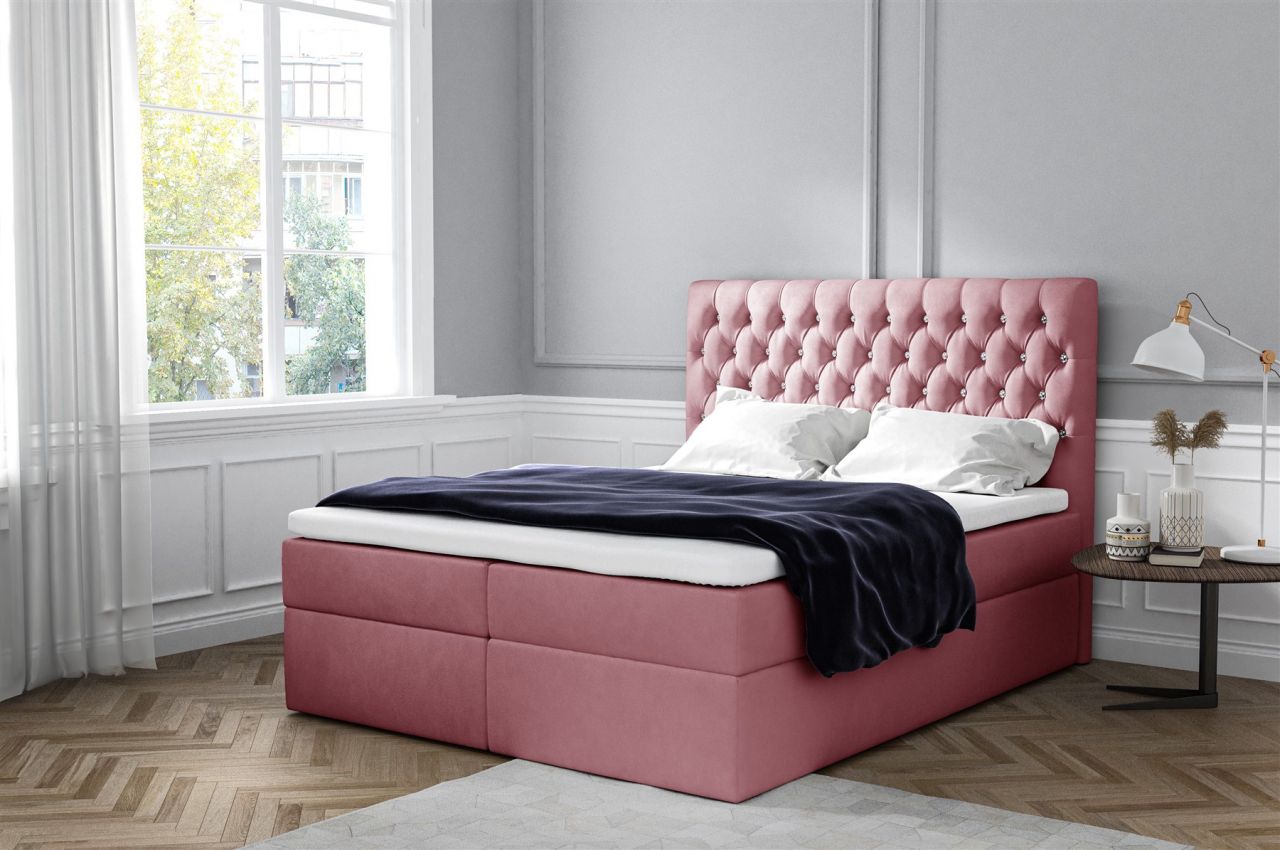 Bild von Boxspringbett Schlafzimmerbett KOBE 200x200cm inkl.Bettkasten