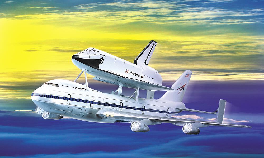 Bild von Space Shuttle + Jumbo 747
