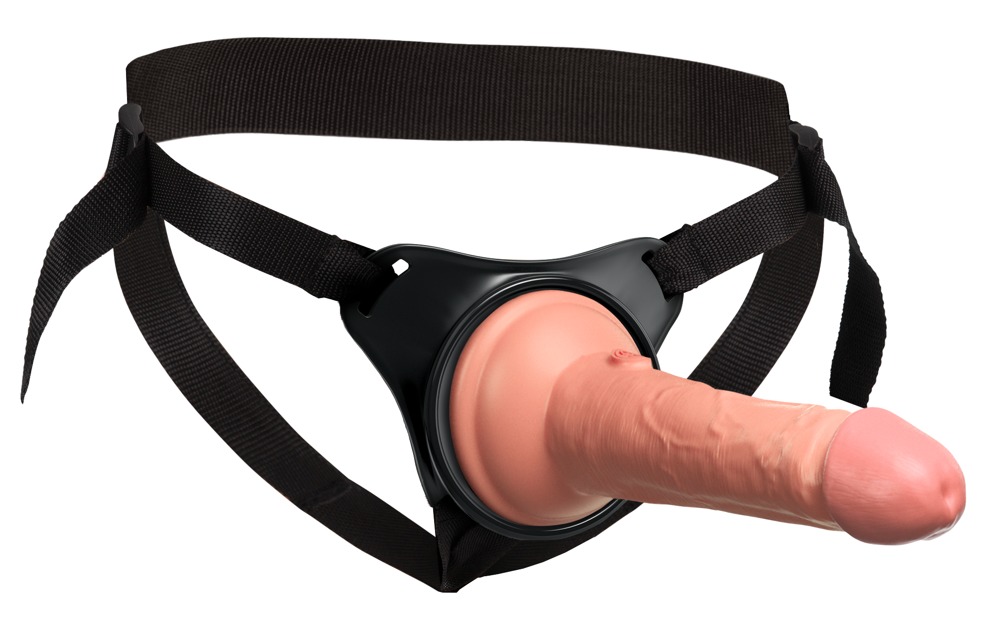 Bild von Umschnalldildo "Beginner's Silicone Body Dock Kit", verstellbar