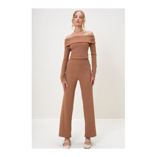 Bild von Trend Alaçatı Stili Keks-Camisole-Set für Damen