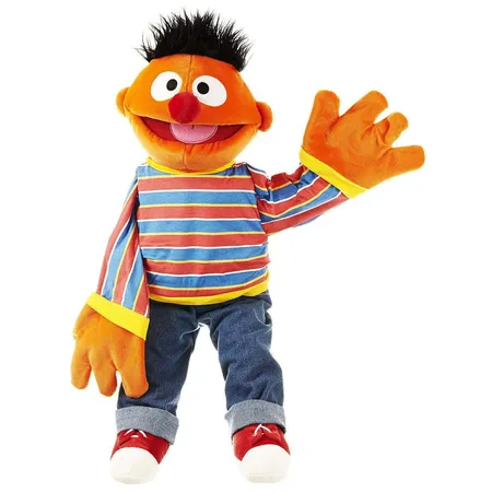 Bild von Sesamstrasse Handpuppe Ernie Hand-Puppe Sesamstrasse 75 cm Plüsch-Figur Kuschel-Tier