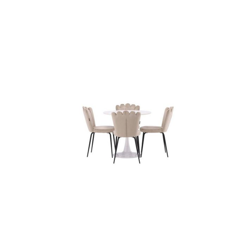 Bild von Elegante Essgruppe Hamden mit Limhamn Stühlen