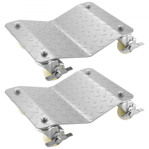 Bild von 2 STÜCK 12 "X16" SATZ RANGIERHILFE FAHRZEUGREPARATURSCHLITTEN MIT 4 ABNEHMBAREN ROLLEN