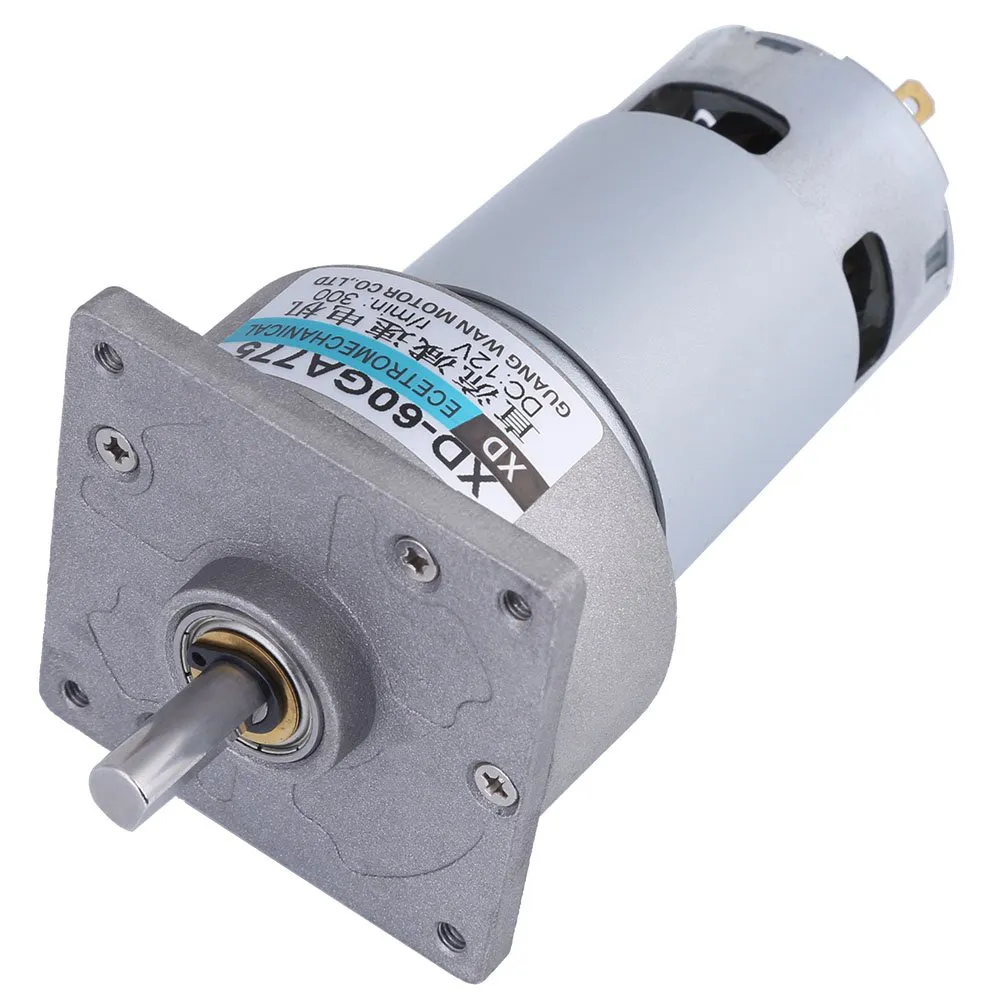 Bild von 60GA775 DC Getriebemotor mit 12 V, 35 W und einstellbarer Geschwindigkeit bis 300 RPM