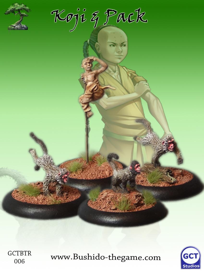 Bild von GCT Bushido Koji & Koji's Pack Tabletop Miniatur Temple of Ro-Kan Risen Sun