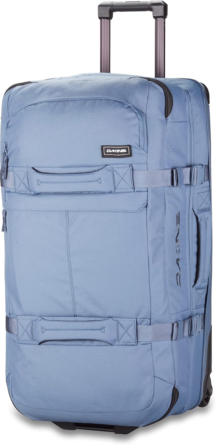 Bild von Dakine Reisetasche Split Roller mit Rädern, 110 Liter, geräumige, praktisch unterteilte Fächer - widerstandsfähiger Rollkoffer, Gepäck- und Sporttasche, Carbon