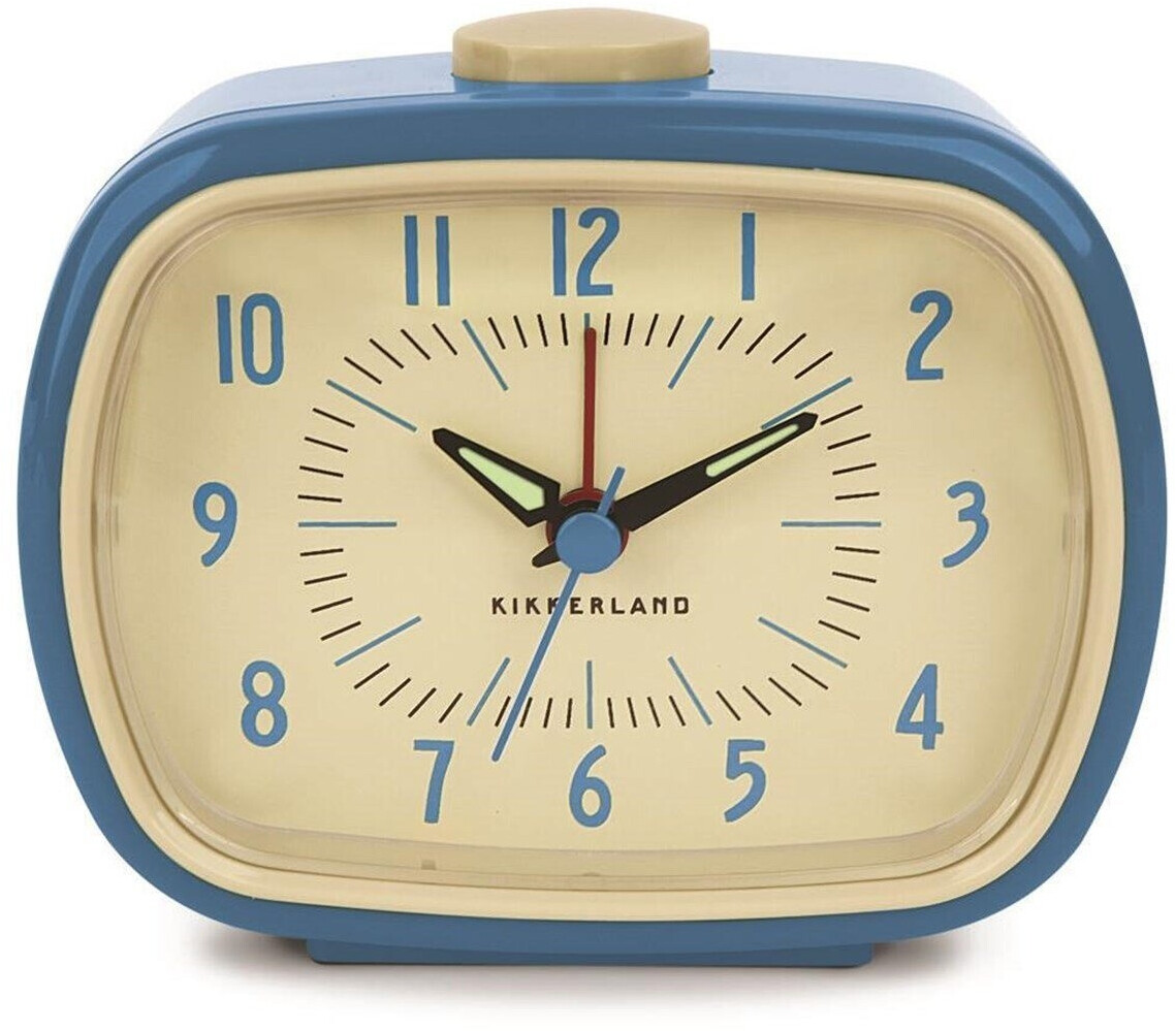 Bild von Kikkerland Retro Alarm Clock - Blue