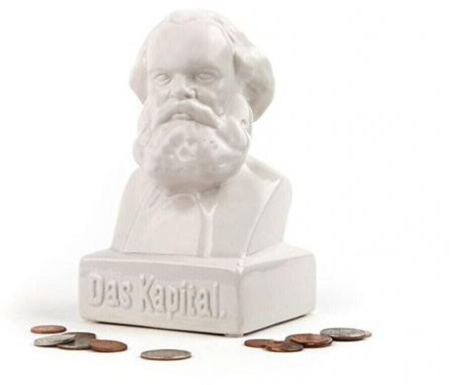 Bild von Kikkerland, Spardose, Das Kapital (19 x 11.5 x 11.5 cm)