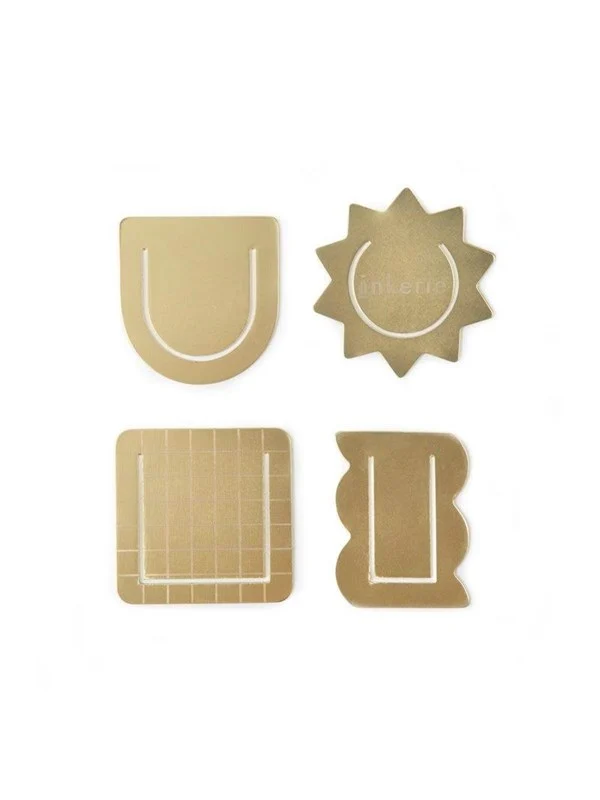 Bild von Kikkerland - Brass Bookmarks S/4