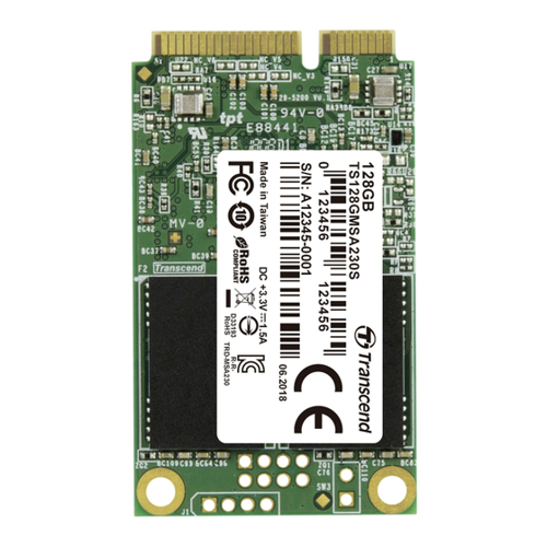 Bild von Transcend mSATA SSD 230S 128GB - Eine kompakte Lösung für Ihre Speichermöglichkeiten