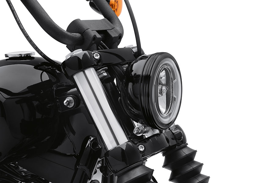 Bild von Harley Davidson Defiance Kollektion Scheinwerfer Zierring Schwarz 61400431