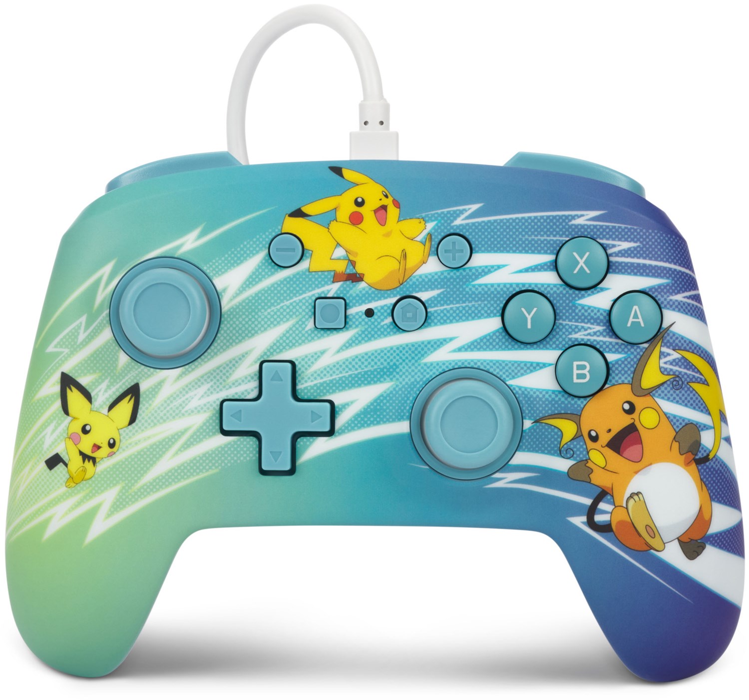 Bild von PowerA Verbesserter kabelgebundener Controller für Nintendo Switch - Pikachu-Evolution - Wired Controller - Nintendo Switch