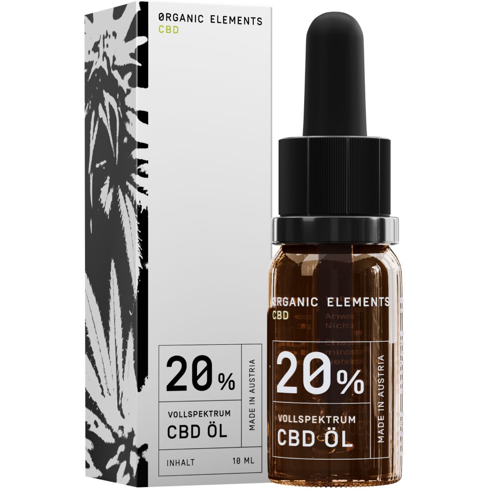 Bild von ORGANIC ELEMENTS Vollspektrum CBD Öl 20%