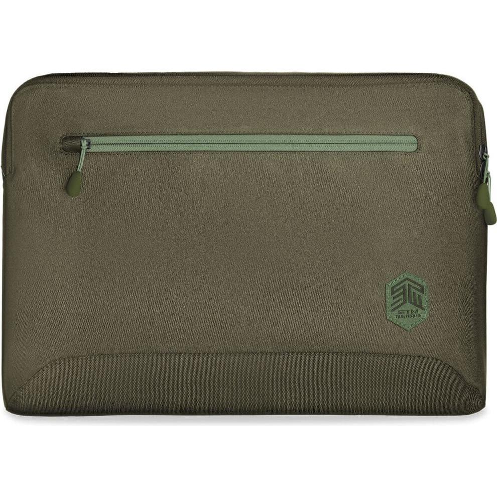 Bild von STM 114-392M-03 laptop case 35.6 cm (14") Sleeve case Green (14.02"), Notebooktasche, Grün