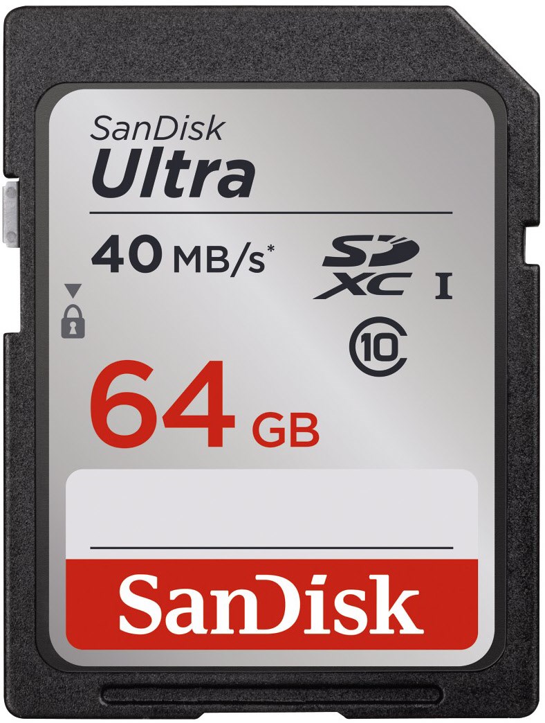 Bild von Ultra SDXC 40MB/s Class 10 (64GB)