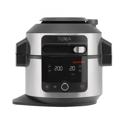 Bild von Ninja Multikocher, 6 Liter, 11 Garfunktionen, Schnellkoch-Modus, Heißluft-Frittier-Modus, Einfache Bedienung & Reinigung, edelstahl, OL550EU