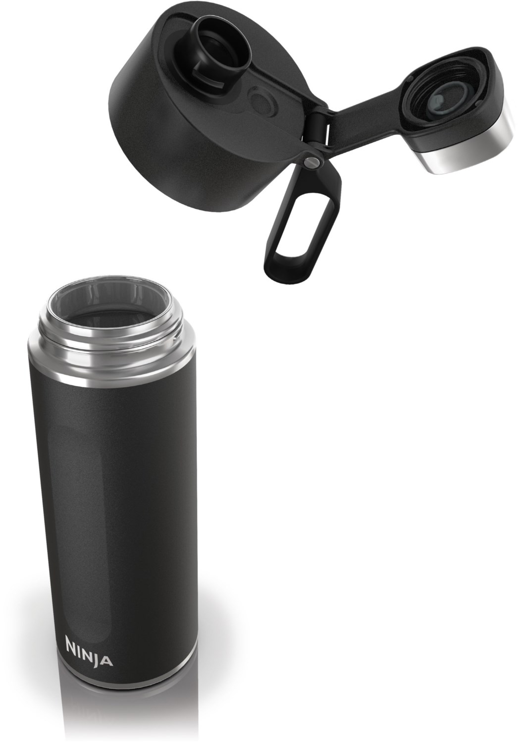 Bild von DW1801EUUKBK Thirsti 530ml Travel Bottle Black Trinkflasche