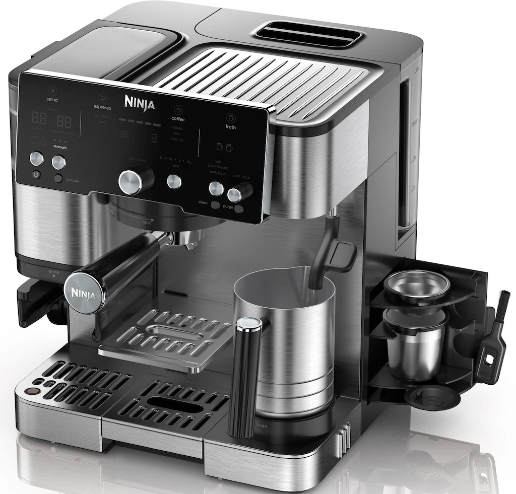Bild von NINJA Espressomaschine "Ninja Luxe Café Essential Kaffeemaschine ES501EU", Espresso- und Filterkaffeemaschine