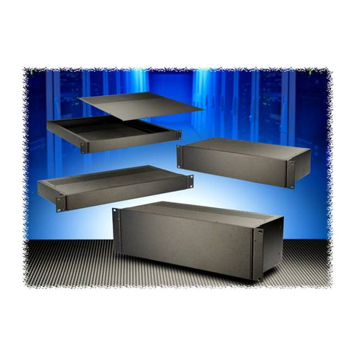 Bild von Hammond Electronics RM1U1908VBK Universal-Gehäuse Aluminium Schwarz 1St.