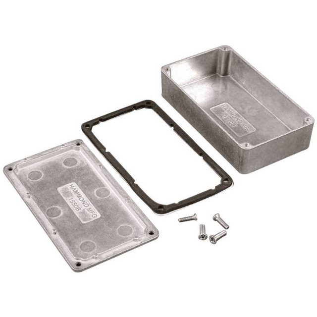 Bild von Hammond Aluminium-Gehäuse IP66 Serie 1550 (Gehäuse), Elektronikzubehör + Gehäuse, Silber