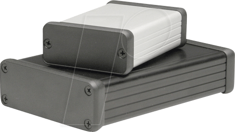 Bild von Hammond Electronics 1455L2202BK Profil-Gehäuse 223 x 103 x 30.5 Aluminium Schwarz 1St.