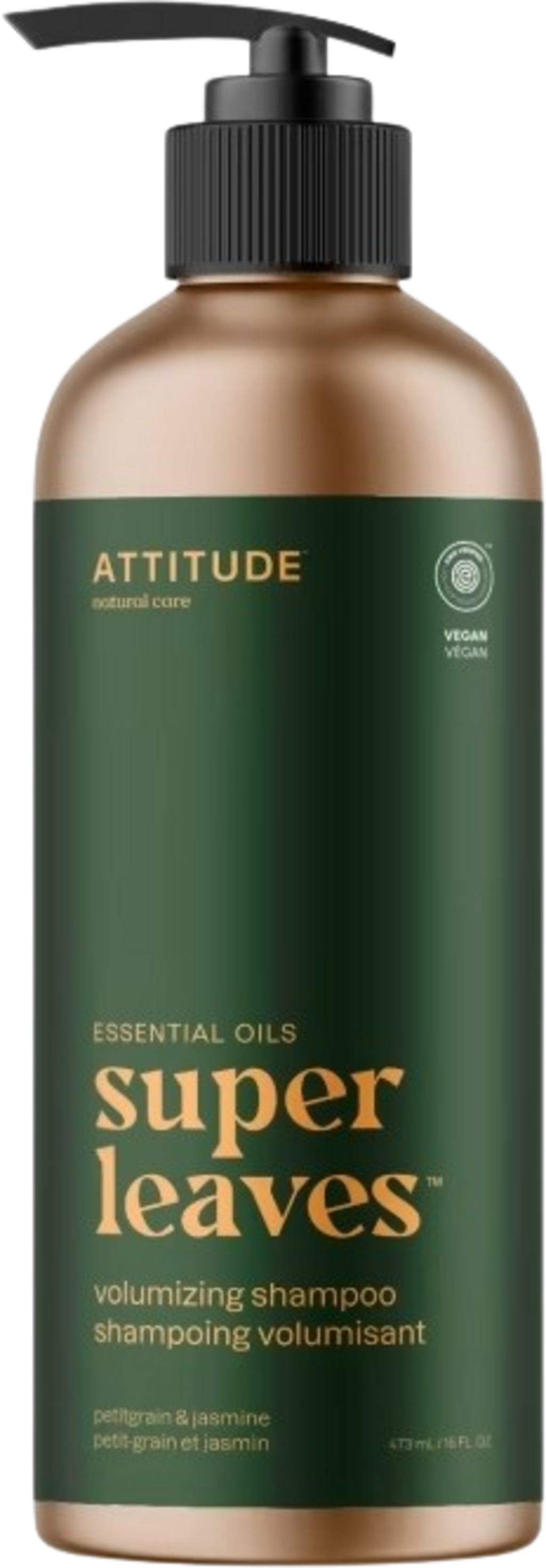 Bild von ATTITUDE Super Leaves Volumizing Shampoo Petitgrain & Jasmine - 473 ml