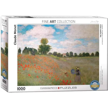 Bild von Eurographics Claude Monet: Das Mohnfeld 1000 Teile Puzzle Eurographics-6000-0826