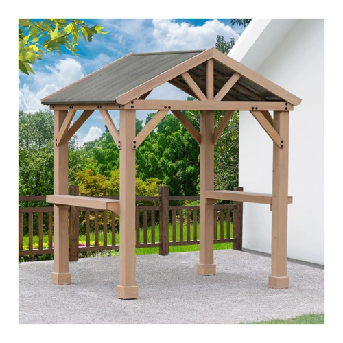 Bild von Westmann Holzpavillon BBQ Laval 6x7, 245x 174x 267,5 cm (BxTxH)