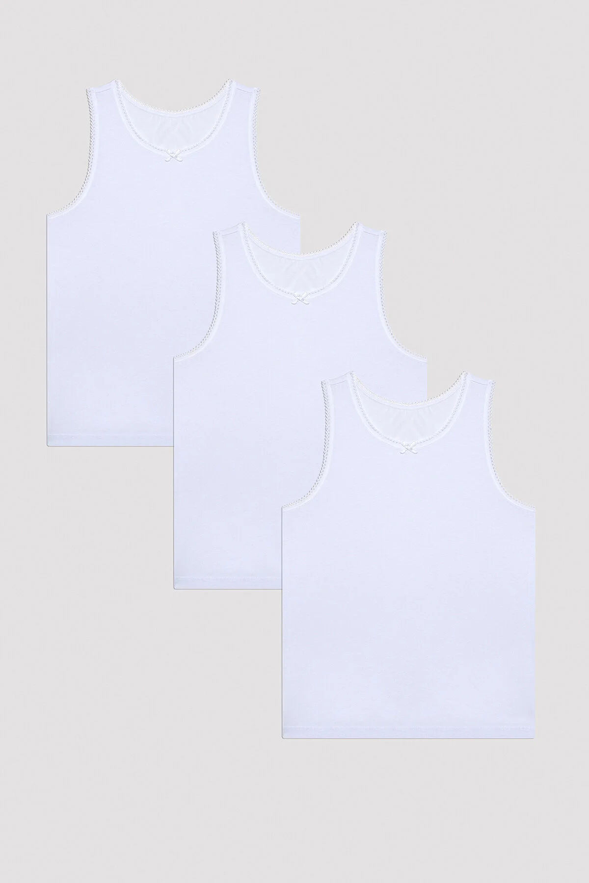Bild von Penti W Basic Mädchen-tanktop – 3-teiliges Buntes Set für Damen - 5–6 Jahre