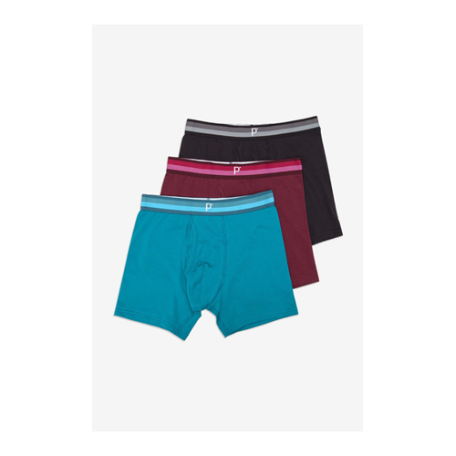 Bild von Penti Mix 3-teilige Mehrfarbige Boxershorts für Herren - M