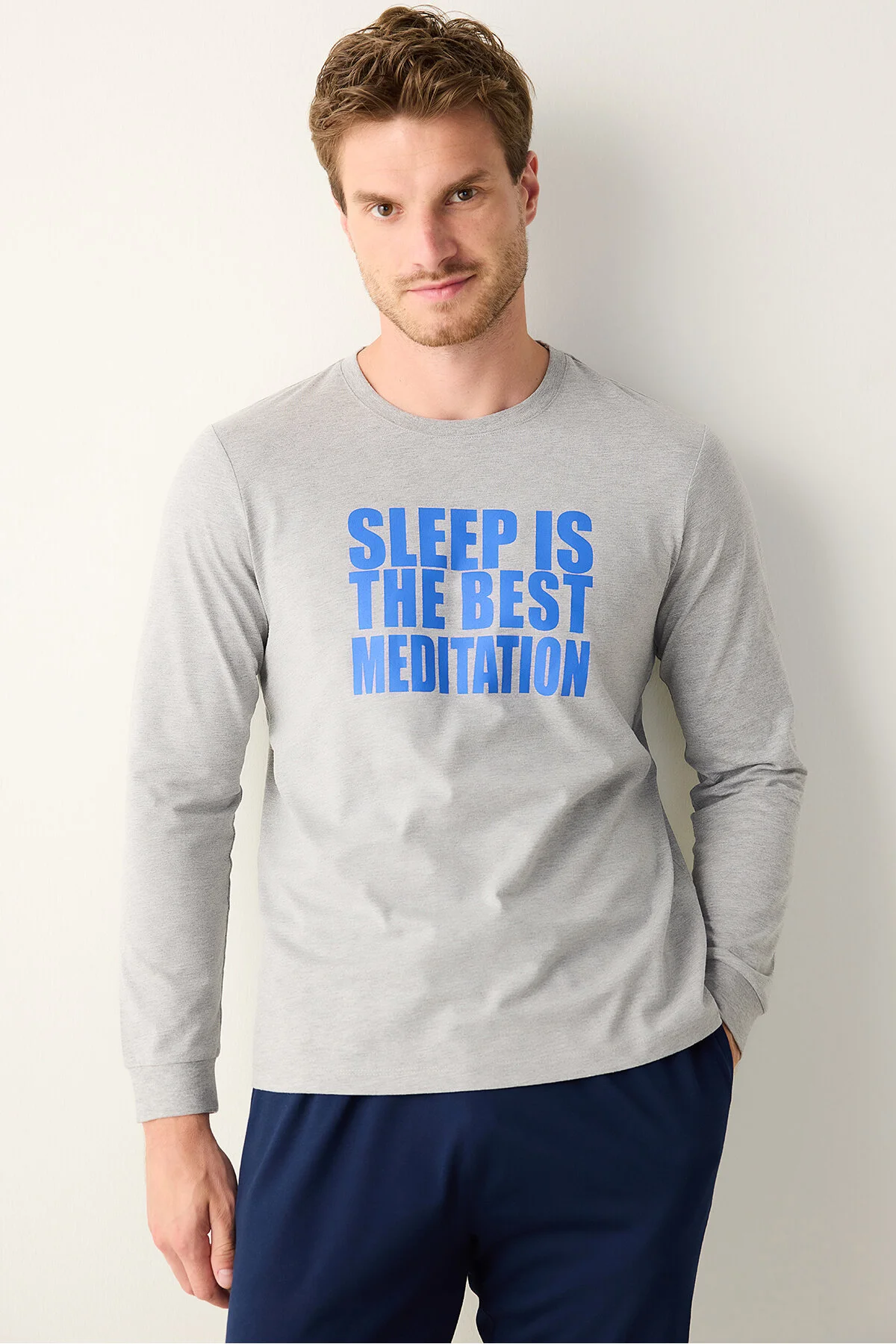 Bild von Penti Sleep Pyjama-set Mit Mehrfarbiger Hose für Herren - L