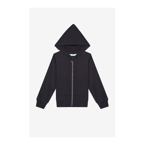 Bild von Penti Schwarzer Unisex-basic-hoodie - 7–8 Jahre