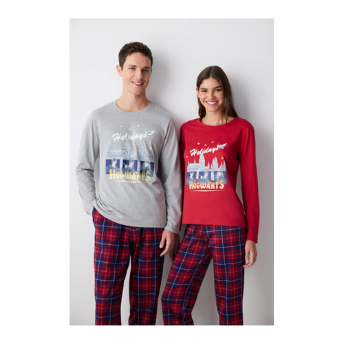 Bild von Penti Buntes Urlaubshosen-Pyjama-Set Aus Baumwolle für Damen - M