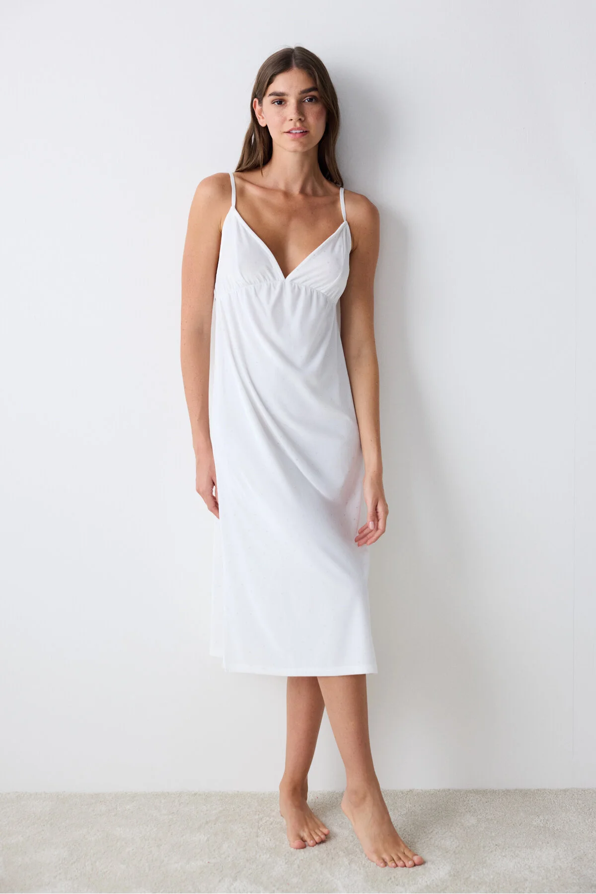 Bild von Penti Maria Velvet Off-white-kleid für Damen - XL