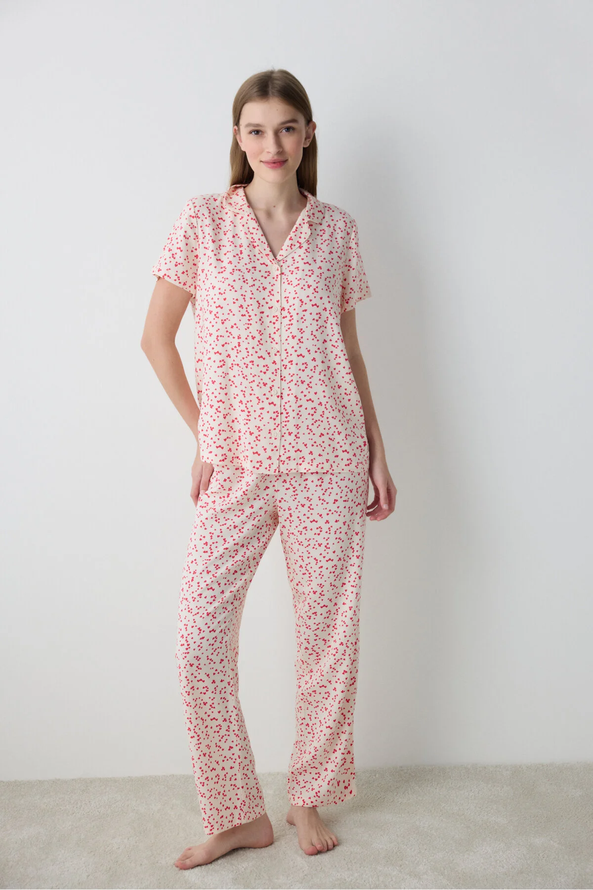 Bild von Penti Pyjama Set Beige Volle Größe für Damen - M