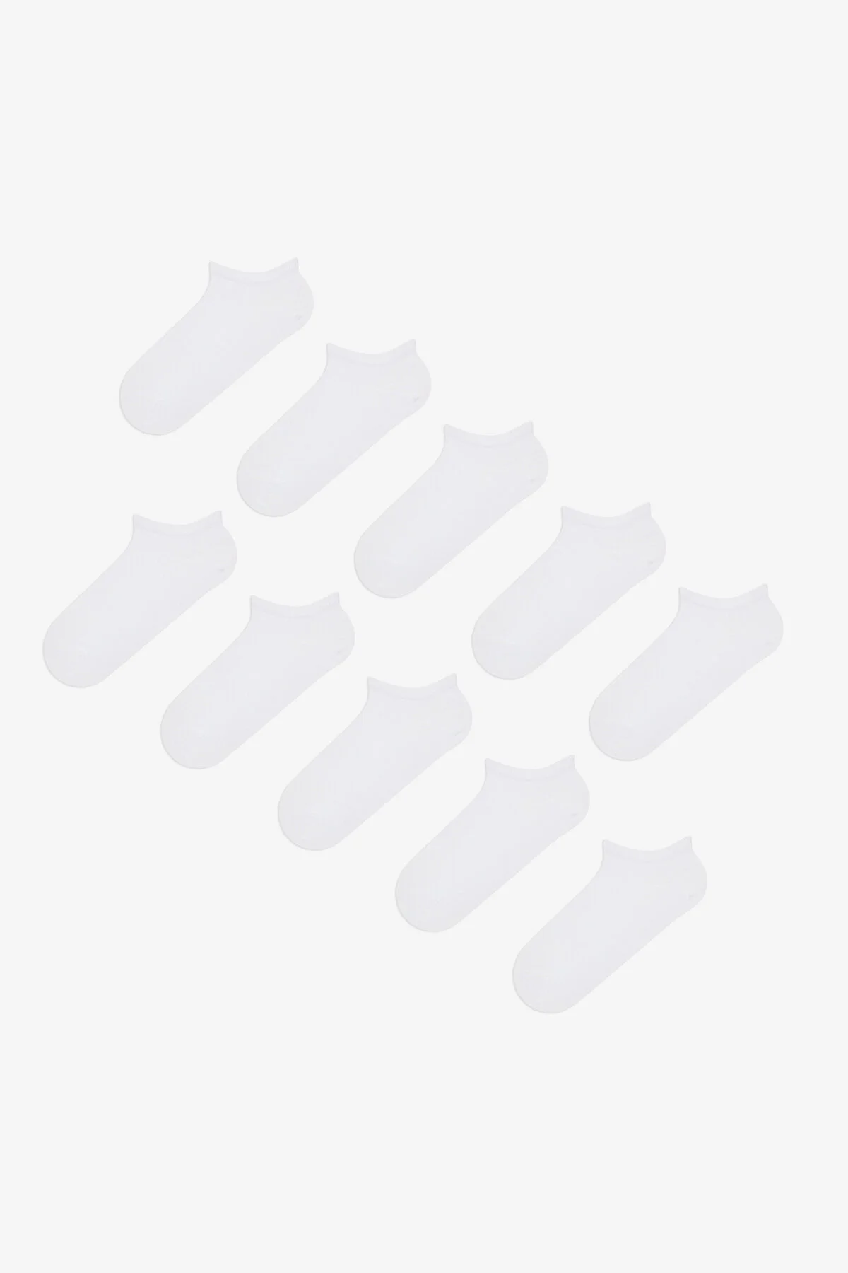 Bild von Penti Basic White 10 Booties Socken für Damen - 39-42