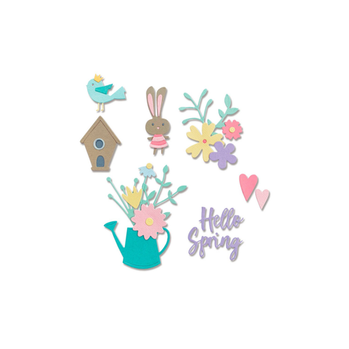 Bild von Sizzix Thinlits Stanzschablone "Hello Spring"