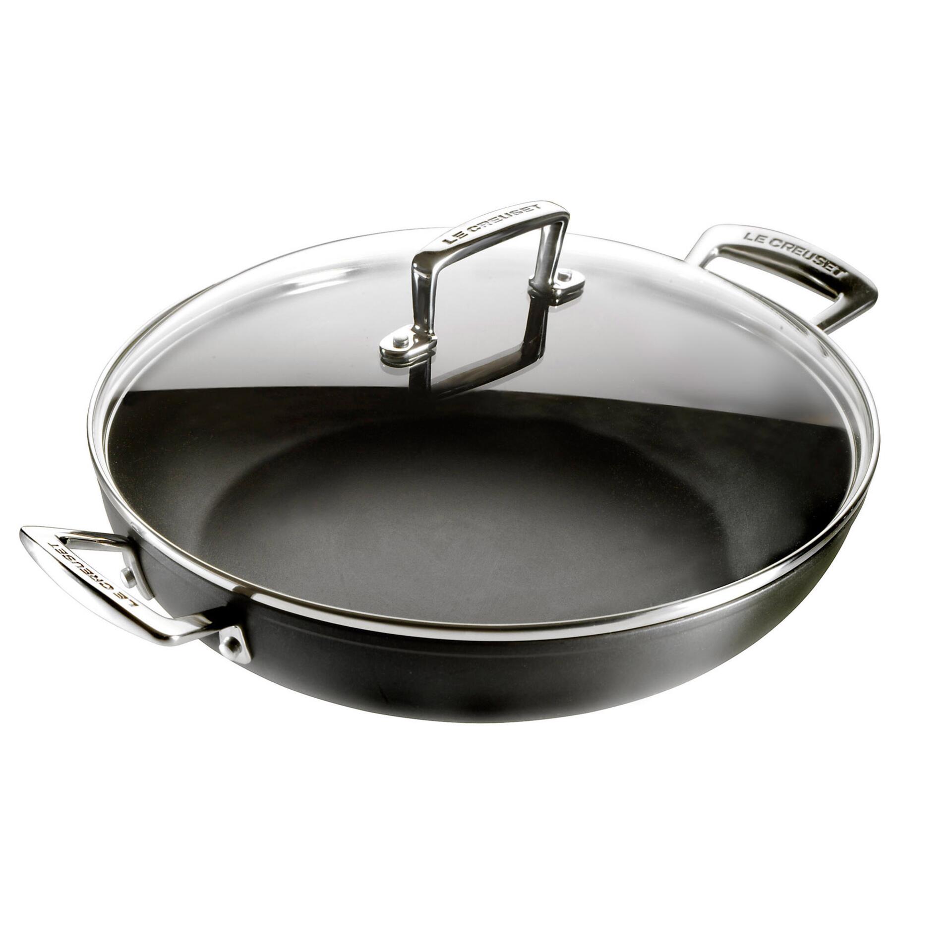 Bild von Le Creuset Aluminium-Antihaft-Profipfanne mit Glasdeckel 26 cm