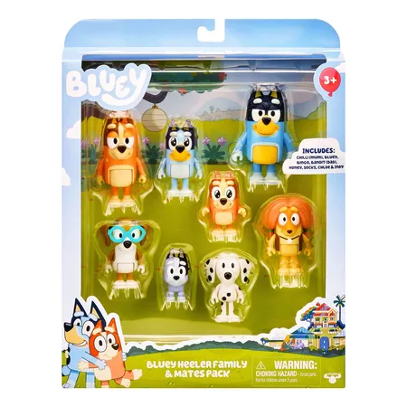 Bild von Moose Toys Blueys 8er-Figurenpack Familie und Freunde