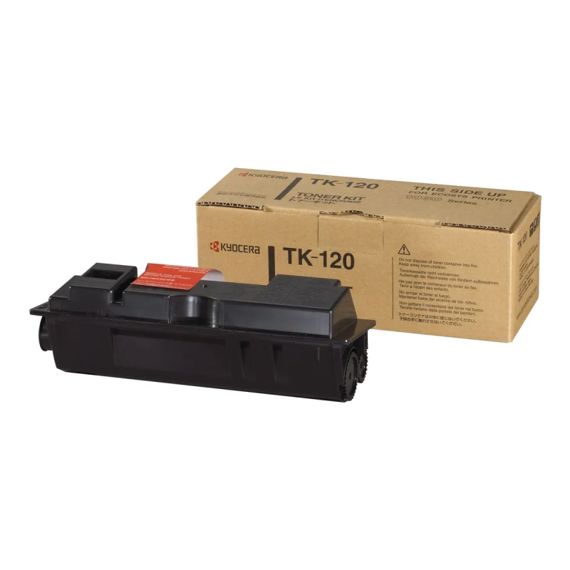 Bild von Kyocera TK 120 - Schwarz - Original - Tonerpatrone - für FS-1030D, 1030DN, 1030DT, 1030DTN (1T02G60DE0)